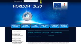 
                            5. Nemzeti Kutatási, Fejlesztési és Innovációs Hivatal ... - Horizont 2020