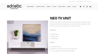 
                            10. NEO TV UNIT - Adriatic Furniture