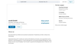 
                            10. neo42 GmbH | LinkedIn