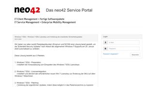 
                            1. neo42 Service Portal