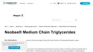 
                            7. Neobee® Medium Chain Triglycerides, Stepan Specialty Products ...