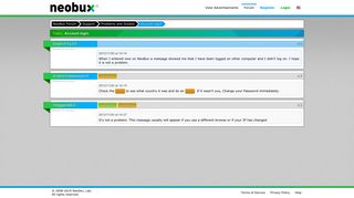 
                            3. NeoBux Forum: Account login