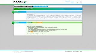 
                            13. NeoBux Forum: CAN'T SIGN IN CROWDFLOWER