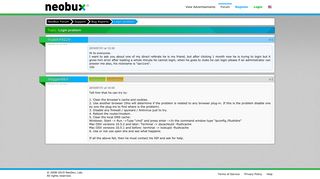 
                            1. NeoBux Forum: Login problem