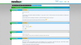
                            5. NeoBux Forum: Problems to login in ***