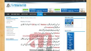 
                            13. Neobux In Urdu PtcUrdu Guide Earn Money Online in ...