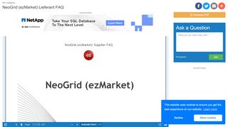 
                            10. NeoGrid (ezMarket) Lieferant FAQ | manualzz.com