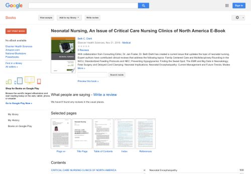 
                            5. Neonatal Nursing, An Issue of Critical Care Nursing Clinics of North ...