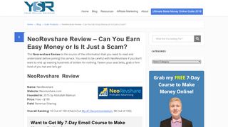 
                            3. NeoRevshare Review – Can You Earn Easy Money or Is It Just a ...