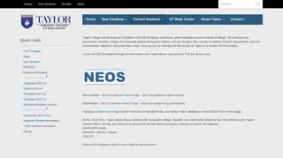 
                            12. NEOS Catalogue - Taylor Seminary