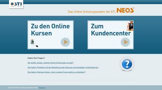 
                            4. NEOS - Das Online Schulungssystem der STI