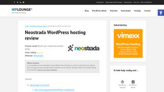 
                            13. Neostrada WordPress hosting review van WPLounge