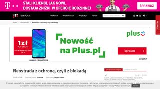 
                            9. Neostrada z ochroną, czyli z blokadą - TELEPOLIS.PL