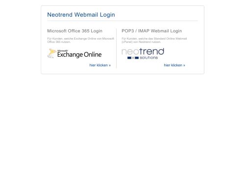 
                            8. Neotrend Webmail Login