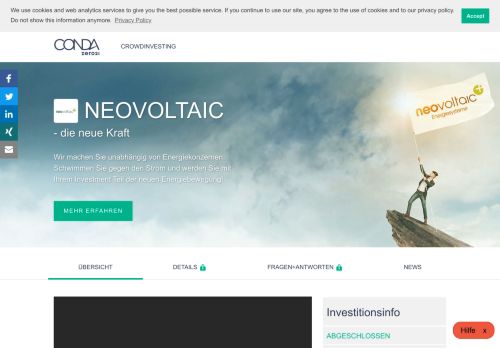 
                            2. neovoltaic | CONDA Europa - CONDA Crowdinvesting