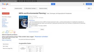 
                            12. NEPA and Environmental Planning: Tools, Techniques, and Approaches ...