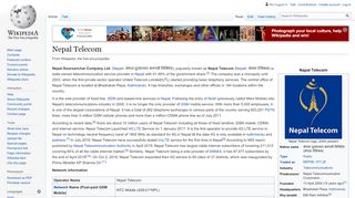 
                            6. Nepal Telecom - Wikipedia