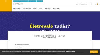 
                            8. Neptun információk / Neptun information | Budapesti Metropolitan ...