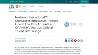 
                            11. Nerium International™ Showcases Innovative Product Line at the 15th ...