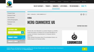 
                            9. Nero Commerce UG - Fairtrade - Deutschland