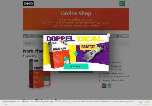 
                            3. Nero Online Shop - Kaufen Sie die neuesten Versionen der Nero ...