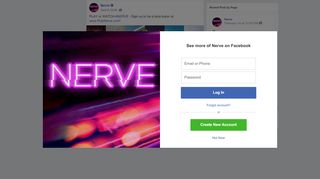
                            2. Nerve - PLAY or WATCH #NERVE - Sign up to be a beta tester ...
