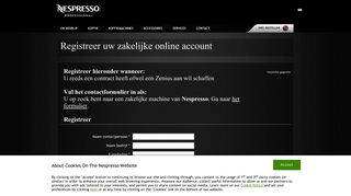 
                            10. Nespresso Club - Persoonlijke gegevens registreren