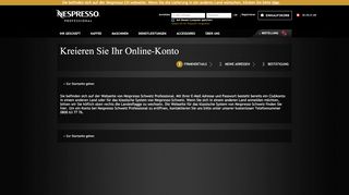 
                            12. Nespresso Club - Registrierung Persönliche Details