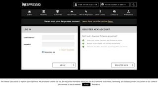 
                            6. Nespresso Philippines » Login