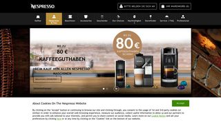 
                            8. Nespresso | Premium Kaffeekapseln & Kaffeemaschinen