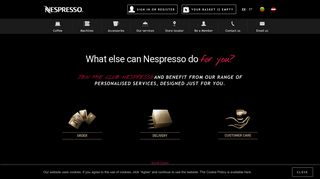 
                            12. NESPRESSO services | Nespresso
