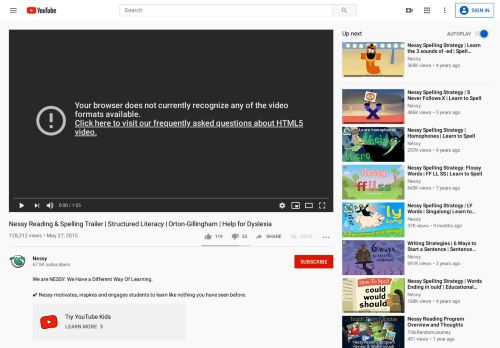 
                            3. Nessy Reading & Spelling - YouTube