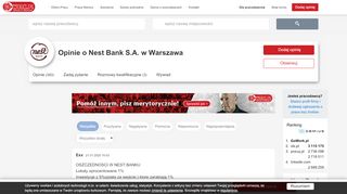 
                            7. Nest Bank S.A. - oficjalny profil w GoWork.pl opinie, praca, aktualności ...