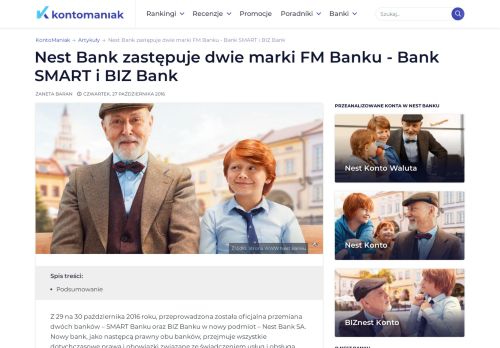 
                            6. Nest Bank zastępuje Bank SMART i BIZ Bank - Jakie zmiany?