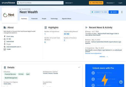 
                            12. Nest Wealth | Crunchbase