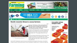 
                            8. Nestlé rewards Ghana's cocoa farmers - African Farming