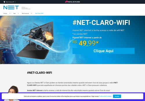 
                            9. #NET-CLARO-WIFI | 0800 777 8299 | Conecte-se na rede Wifi NET