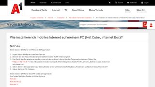 
                            1. (Net Cube, Internet Box)? - A1.net