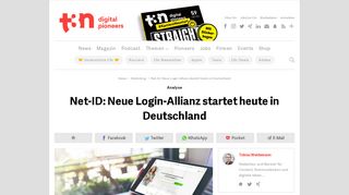 
                            2. Net-ID: Neue Login-Allianz startet ...