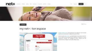 
                            5. Net+ - my net+ : ton espace