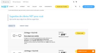
                            5. NET OFICIAL - No site é mais Barato | NET Vírtua 120MB por R$99*!