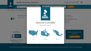 
                            9. Net Pay Advance, Inc. | Better Business Bureau® Profile