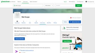 
                            13. Net-Scope Interview Questions | Glassdoor