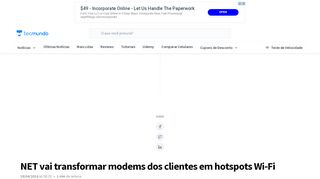 
                            2. NET vai transformar modems dos clientes em hotspots Wi-Fi - TecMundo