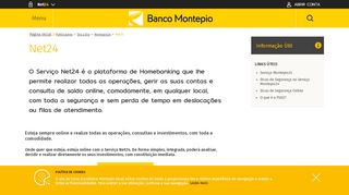 
                            8. Net24 - Montepio24 Particulares | Montepio