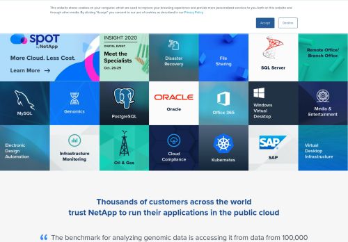 
                            10. NetApp Cloud Solutions Homepage