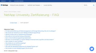 
                            2. NetApp University Zertifizierung – FAQ – Support | NetApp