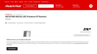 
                            13. NETATMO NOC01-DE Presence Überwachungskameras - MediaMarkt