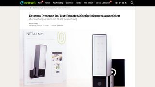 
                            9. Netatmo Presence im Test: Smarte Sicherheitskamera ausprobiert ...