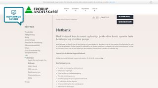 
                            3. Netbank - Frørup Andelskasse